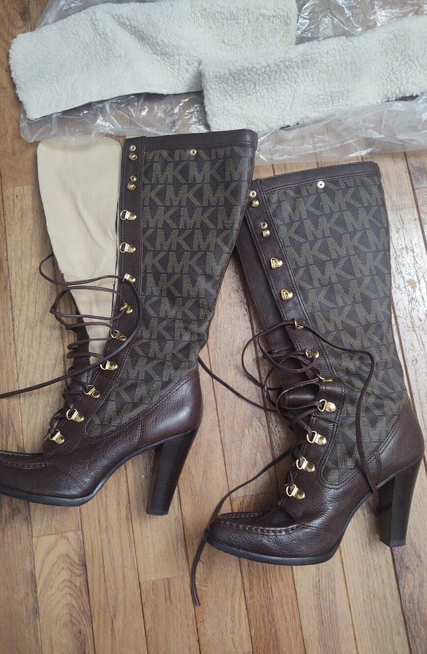 Michael Kors Warrior Boots 9 1/2 Narrow Fit.